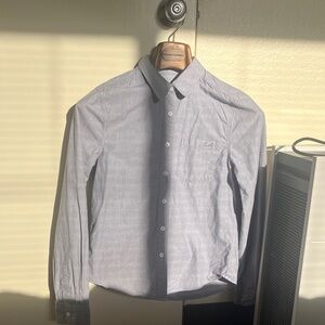 Equipment Kate Moss Light Gray Button Down Shirt